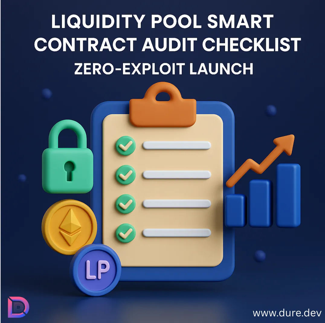 Liquidity Pool Smart Contract Audit Checklist illustration